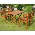 International Caravan Seva Royal Tahiti Patio Group, Stain - 5 Piece RE-53-1B-43-4CH